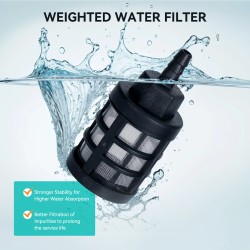 Kuusitoiminen säädettävä suutin 21V kannettava akkukäyttöinen korkeapainepesuri musta 5 m vesiletkulla