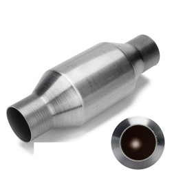 Universaali 2 25 tuuman korkeavirtaus katalysaattori ruostumatonta terästä 400 kennoa