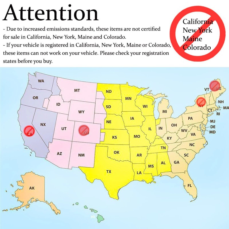 Universaali 2,25 tuuman korkeavirtaus katalysaattori ruostumatonta terästä 400 kennoa