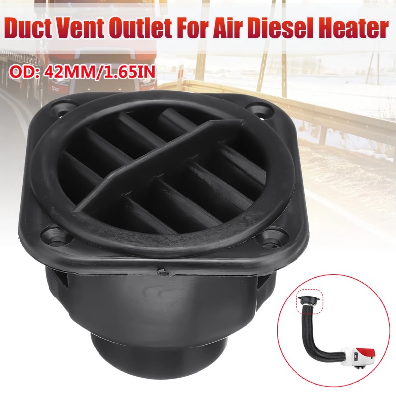 Lämminilmakanavan 42 millimetrin tuuletusaukko 360 asteen säädettävä Webasto-, Eberspacher- ja Propex-yhteensopiva