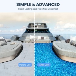 EVA 3M-liimainen kansimatto 240x90cm 6mm paksu naamiointikuvioitu sininen liukumaton