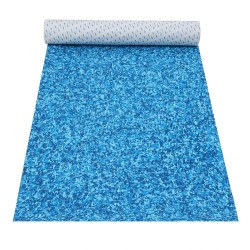 EVA 3M-liimainen kansimatto 240x90cm 6mm paksu naamiointikuvioitu sininen liukumaton