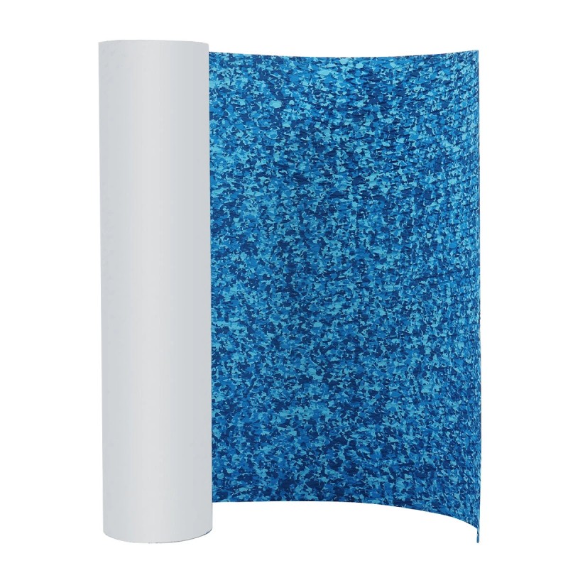 EVA-naamiointikuvioinen sininen kansialusta 3M-liimapintainen 240×60 cm 6 mm