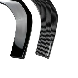 Etupuskurin huulispoileri Maxton-tyyli ABS kiiltomusta hiilikuituinen Volkswagen Golf MK8 GTI 2020-2023