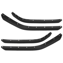 Jeep JL matalat lokasuojat etu ja taka musta ABS-muovi