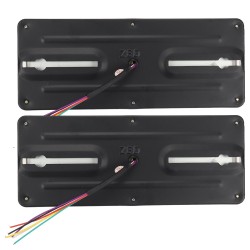 Kaksi LED-vedenpitävää perävaunun takavaloa jarru- ja dynaaminen vilkkuvalo kuorma-autoon