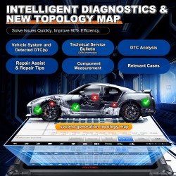 AUTEL ULTRA EV edistynyt autodiagnostiikka korkeajänniteakkujen analyysi verkkopohjainen ohjelmointi ja koodaus