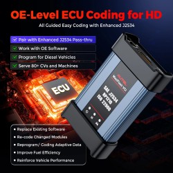 Autel MaxiSys MS909CV 9,7-tuumainen ajoneuvodiagnostiikkatyökalu Android 10 3000 aktiivista testiä raskaille ajoneuvoille