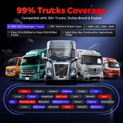 Autel MaxiSys MS909CV 9,7-tuumainen ajoneuvodiagnostiikkatyökalu Android 10 3000 aktiivista testiä raskaille ajoneuvoille