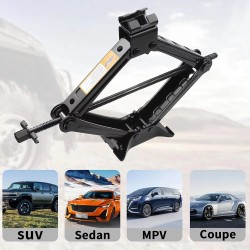 Kaksitonninen tunkkisarja saksitunkki räikkäavain pyöränmutteriavain hätäpakkaus säilytyspussilla