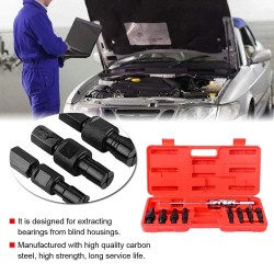 Sisälaakerin 9-osainen ulosvetäjäsarja sokeille rei'ille liukuvasaralla 8–32 mm punainen laatikko auton korjaukseen