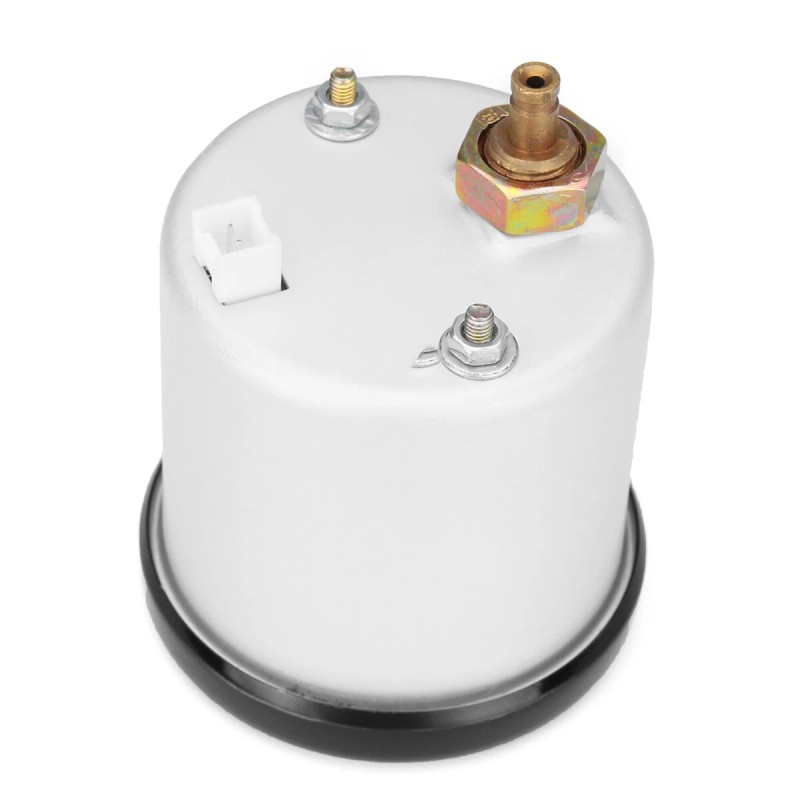 Turboahtimen ahtopainemittari 52 mm 12v -1–2 bar 7-värinen led-valaistus musta linssi