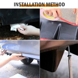 Takapuskurin yleismallinen diffuusori 5-siivekettä hain evätyyli ABS-muovi alahelma