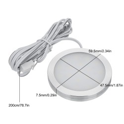 KROAK 12V sisäinen led-kohdevalaisin asuntoautoihin asuntovaunuihin keittiökaappeihin