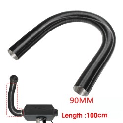 Lämmitysletku 75/90 mm 1 metri joustava lämpöeristetty kevyt Webasto Eberspacher yhteensopiva