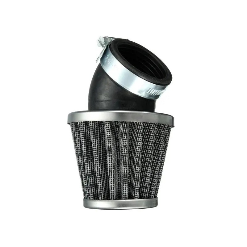 Musta 40 mm n 45 asteen ilmansuodatin universaali 50cc 110cc 125cc 140cc moottoripyörille