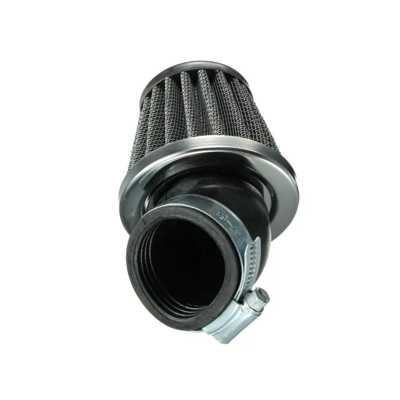 Musta 40 mm:n 45 asteen ilmansuodatin universaali 50cc 110cc 125cc 140cc moottoripyörille