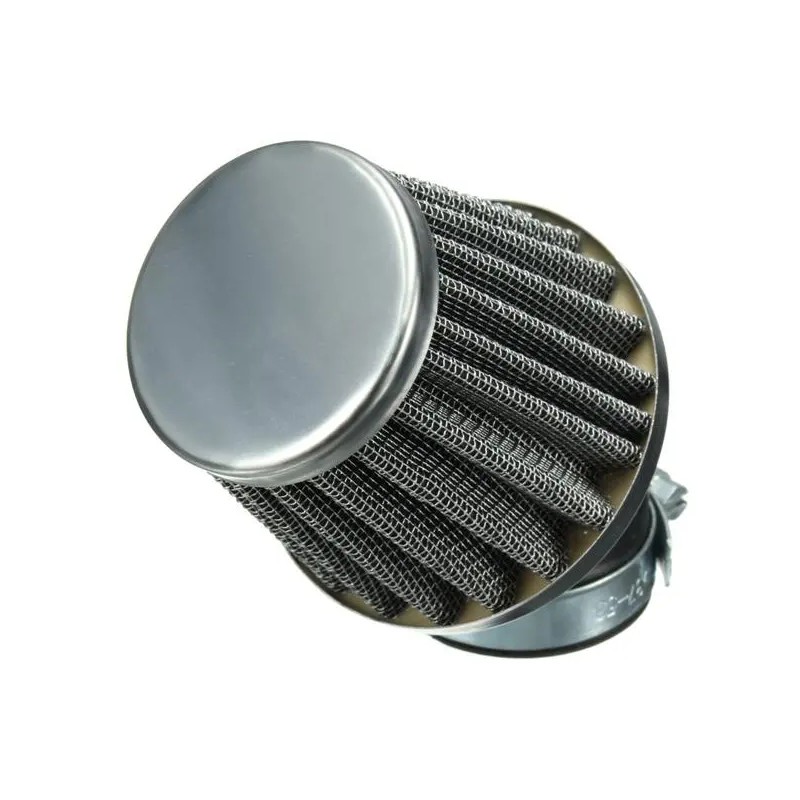 Musta 40 mm:n 45 asteen ilmansuodatin universaali 50cc 110cc 125cc 140cc moottoripyörille