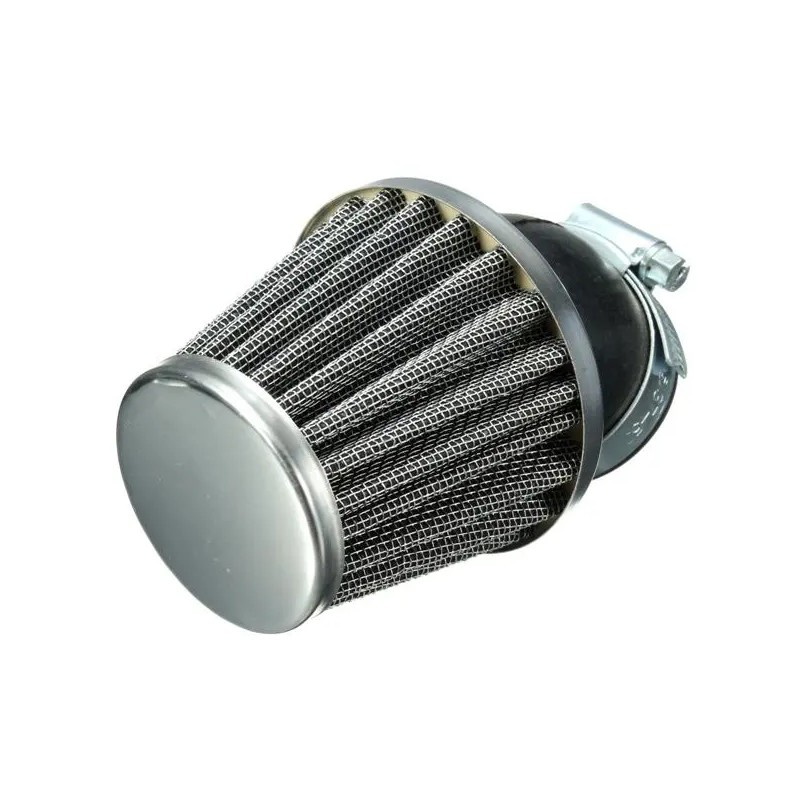 Musta 40 mm:n 45 asteen ilmansuodatin universaali 50cc 110cc 125cc 140cc moottoripyörille