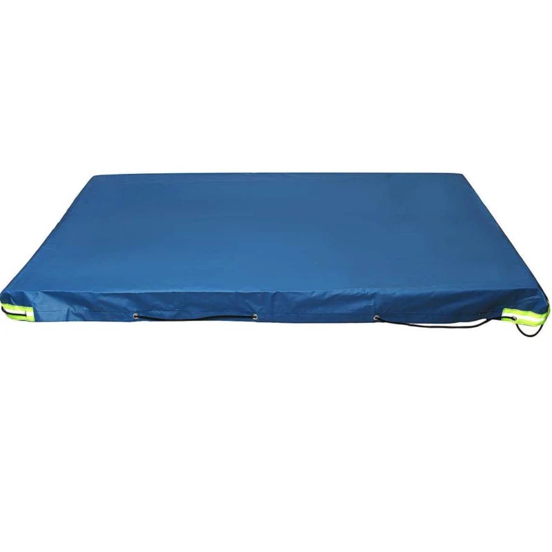 Kestävä perävaunun suojapeite Oxford-kangas vedenpitävä kuminauhakiinnitys 208x114x13 cm