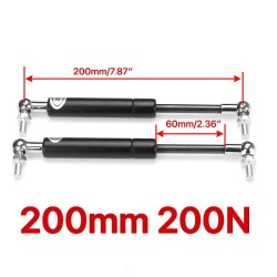 Kaasujousipari 200 millimetriä 200 newton universaali autoihin ja asuntovaunuihin