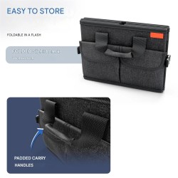 Laadukas kokoontaitettava tavaratilan järjestäjä tilava oxford-kangas useilla lokerolla liukumaton vettähylkivä