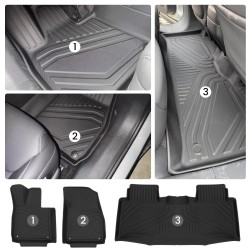 Räätälöidyt TPE lattiamatot XPeng G6 2023 2025 vasemmalta ohjattaviin malleihin ja tavaratilaan