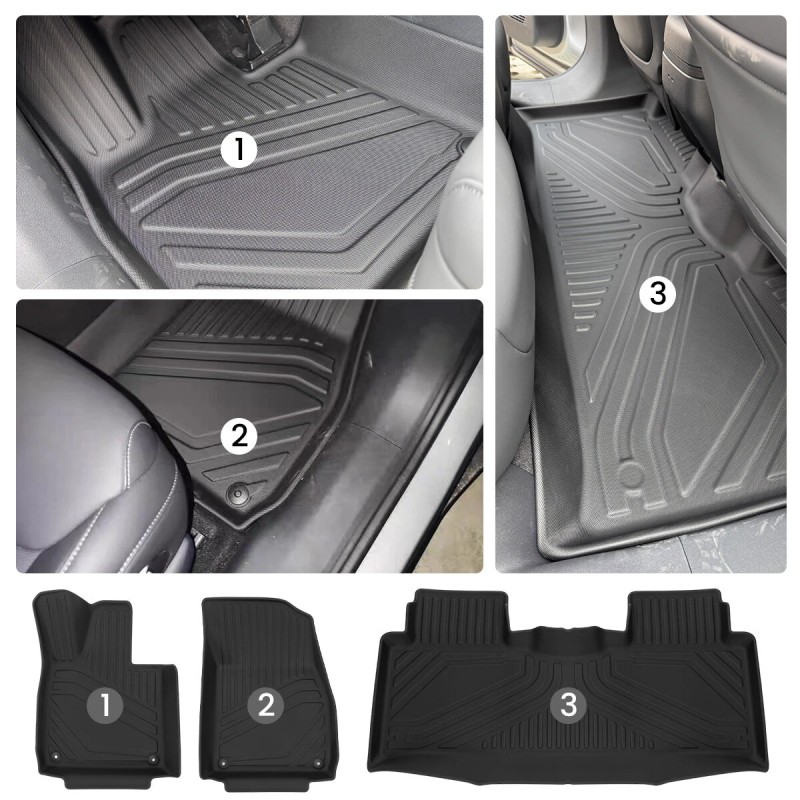 Räätälöidyt TPE lattiamatot XPeng G6 2023 2025 vasemmalta ohjattaviin malleihin ja tavaratilaan