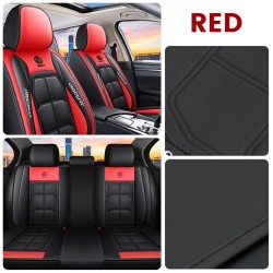 Yleismallinen viisipaikkainen auton istuinsuojasarja vedenpitävä hengittävä nahkasekoite helppo asennus