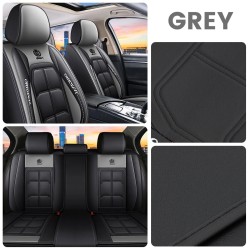 Yleismallinen viisipaikkainen auton istuinsuojasarja vedenpitävä hengittävä nahkasekoite helppo asennus