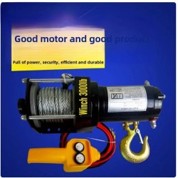 Sähkövinssi 12 V 1361 kg vetokyky 5 mm vaijeri kaukosäädin kompakti muotoilu