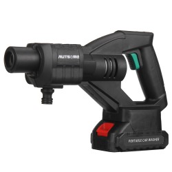 Autsome langaton kuusitoiminen korkeapainepesuri akulla viiden metrin letkulla ja vaahtopullolla