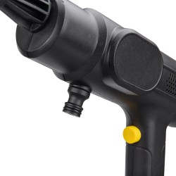 Kannettava langaton korkeapaineinen autonpesuvesipistooli kahdella 3,0 Ah akulla