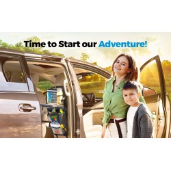 Tsumbay kaksi taitettavaa auton selkänojan säilytyslaukkua taskuilla ja tarjottimella