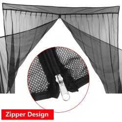 Magneettikiinnitteinen hyönteisverho takaoveen pakettiautoihin ja matkailuautoihin aurinkosuojalla