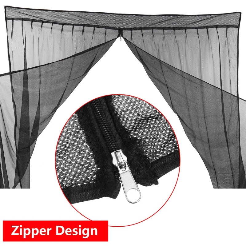 Magneettikiinnitteinen hyönteisverho takaoveen pakettiautoihin ja matkailuautoihin aurinkosuojalla