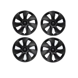Pyöränkapselit 4 kpl 19 tuumaiset syklonityyliset mattamustat Tesla Model Y