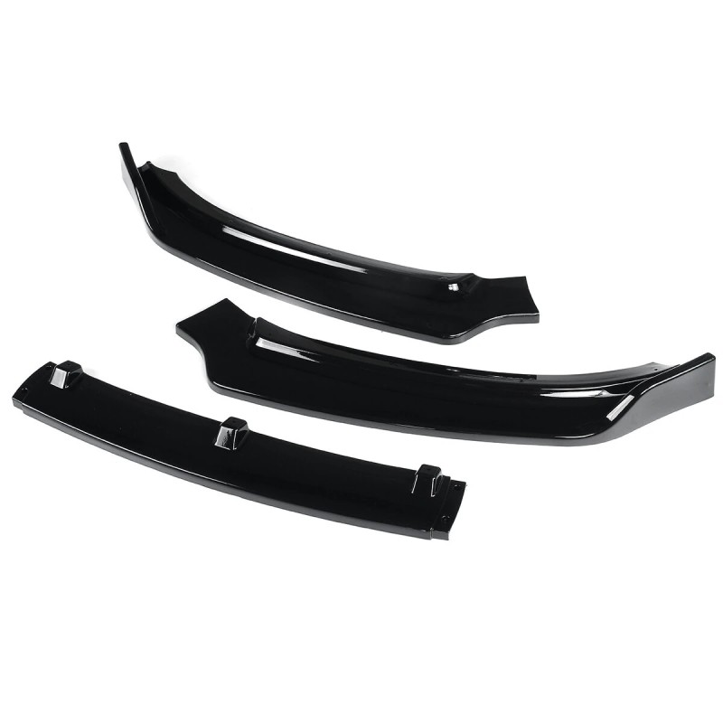 Etupuskurin huuli spoilerisarja Audi A4 B8.5 2013-2016 kiiltävän musta