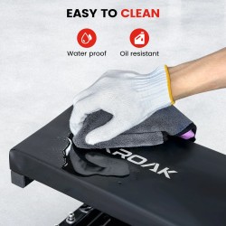 Vahvarakenteinen auton huoltojakkara mekaanikolle työkalulokerolla 120 kg kantavuus