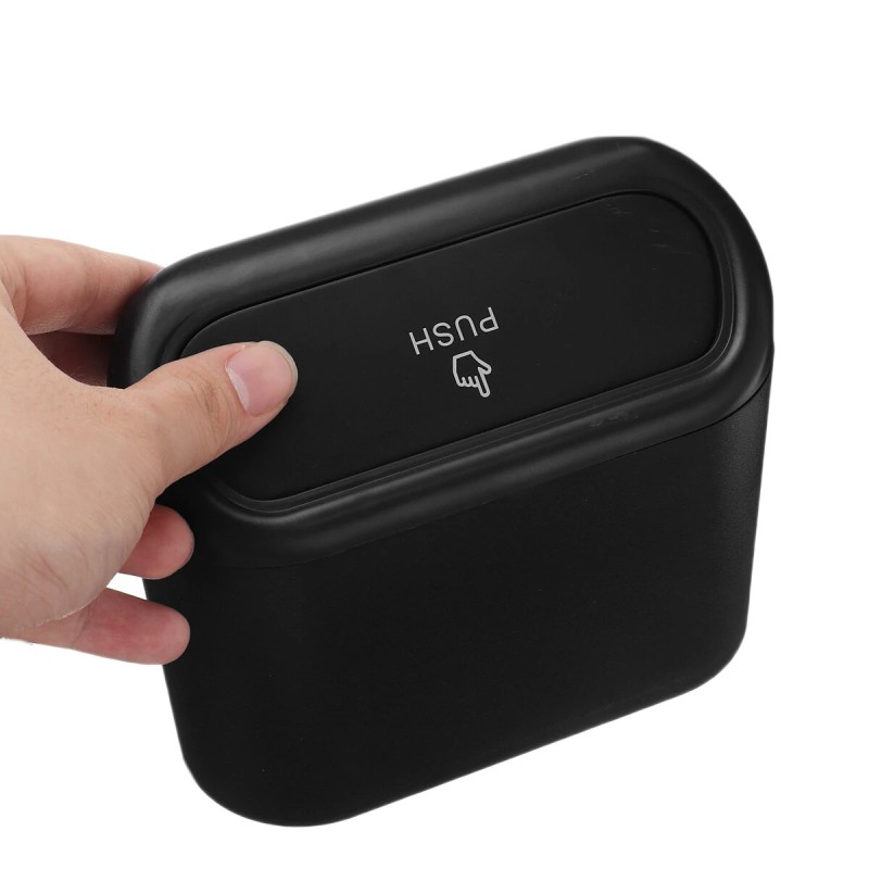 Yleismallinen auton roskakori roskapussipidike kiinnitettävä tilaa säästävä musta