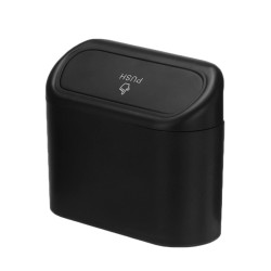 Yleismallinen auton roskakori roskapussipidike kiinnitettävä tilaa säästävä musta