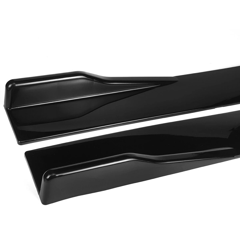 Sivuhelman jatkopalat 2-metrin kiiltävän mustan universaali sivusuoja