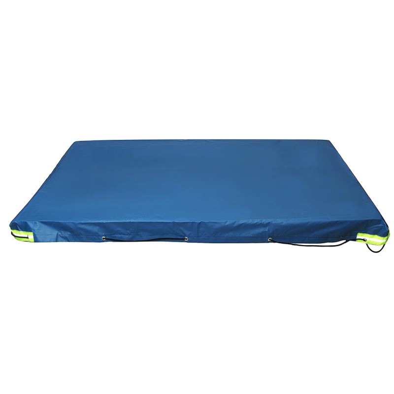 Perävaunun suojapeite 5 x 4 jalan vedenpitävä kestävä oxford-kangas heijastavat raidat kiinnityshihna