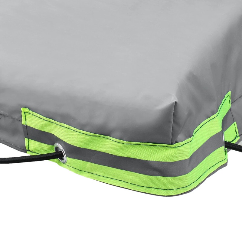 Perävaunun suojapeite 5 x 4 jalan vedenpitävä kestävä oxford-kangas heijastavat raidat kiinnityshihna