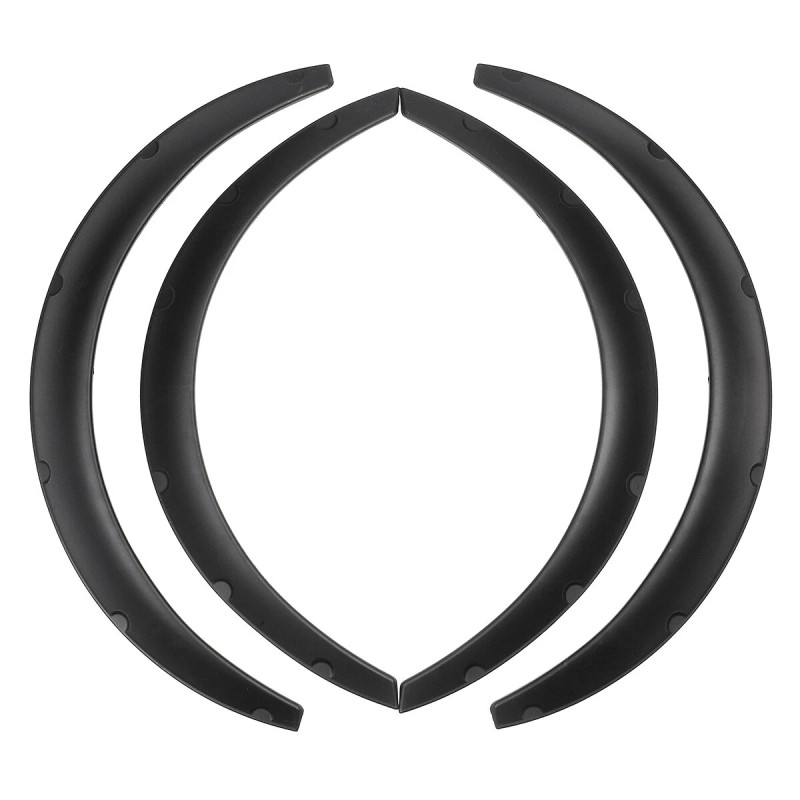 Universaalit 4-osaiset polyuretaaniset lokasuojan levikkeet mustat ja joustavat