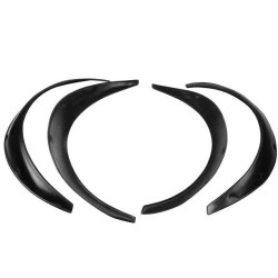 Universaalit 4-osaiset polyuretaaniset lokasuojan levikkeet mustat ja joustavat