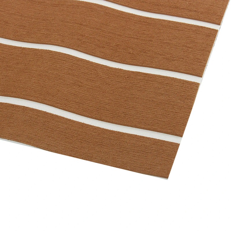 Eluto vaaleanruskea etyleenivinyyliasetaatti-vaahto veneen lattialevy 2430x900x6mm keinotiikki vesitiivis