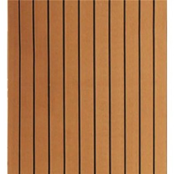 Ruskeanmusta tiikki EVA-vaahto veneen terassilevy 600x2400x5 mm tarrakiinnitteinen