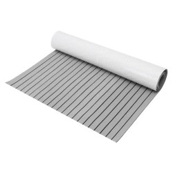 Harmaa ja musta 120x240 cm eva-vaahtomuovi tiikkiterassilevy veneelle 5 mm