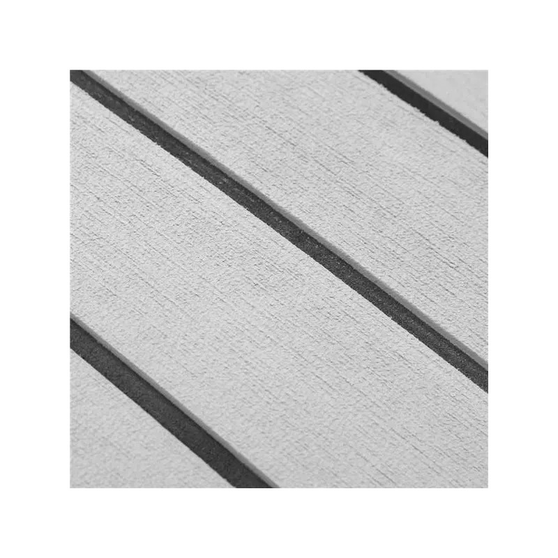 Harmaa ja musta 120x240 cm eva-vaahtomuovi tiikkiterassilevy veneelle 5 mm